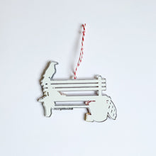Load image into Gallery viewer, Baltimore Goodies Bench Ornament