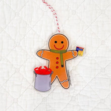 Load image into Gallery viewer, Crab Lover Gingerbread Man Ornament