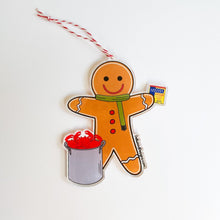 Load image into Gallery viewer, Crab Lover Gingerbread Man Ornament