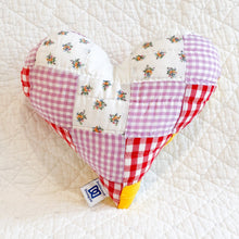 Load image into Gallery viewer, Mini Vintage Quilt Heart Pillow -                                 MINI
