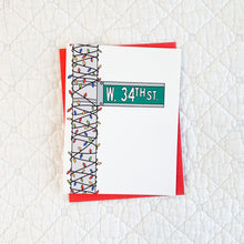 Load image into Gallery viewer, 34th Street Lights Greeting Card