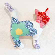 Load image into Gallery viewer, Vintage Quilt Stuffed Cat