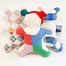 Load image into Gallery viewer, Vintage Quilt Teddy Bear