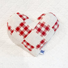 Load image into Gallery viewer, Mini Vintage Quilt Heart Pillow -                                 MINI