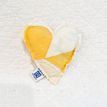 Load image into Gallery viewer, Heart-Shaped Lavender Sachet – Handmade from Antique Quilts | 100% Natural Lavender