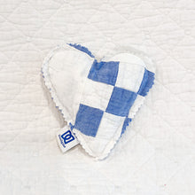 Load image into Gallery viewer, Heart-Shaped Lavender Sachet – Handmade from Antique Quilts | 100% Natural Lavender