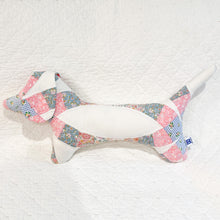 Load image into Gallery viewer, Vintage Quilt Stuffed Dog