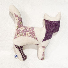 Load image into Gallery viewer, Vintage Quilt Stuffed Cat