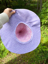 Load image into Gallery viewer, Vintage Quilt Witch Hat – Pink Fan | One of a Kind Handmade Hat