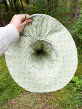 Load image into Gallery viewer, Vintage Quilt Witch Hat –  Dark Triangles | One of a Kind Handmade Hat