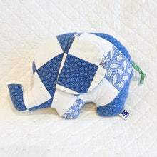 Load image into Gallery viewer, Vintage Quilt Handmade Stuffed Elephants