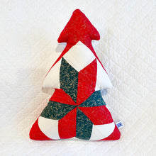 Load image into Gallery viewer, Vintage Quilt Tree Pillow