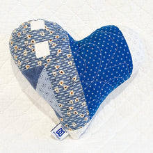 Load image into Gallery viewer, Mini Vintage Quilt Heart Pillow - MINI