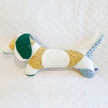 Load image into Gallery viewer, Vintage Quilt Stuffed Dog
