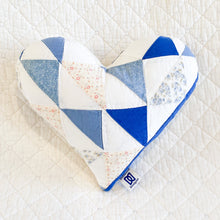 Load image into Gallery viewer, Mini Vintage Quilt Heart Pillow - MINI