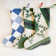 Load image into Gallery viewer, Vintage Quilt Christmas Stockings