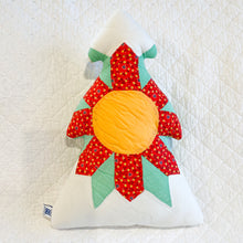 Load image into Gallery viewer, Vintage Quilt Tree Pillow