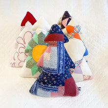 Load image into Gallery viewer, Vintage Quilt Tree Pillow