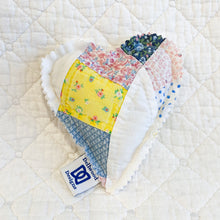 Load image into Gallery viewer, Heart-Shaped Lavender Sachet – Handmade from Antique Quilts | 100% Natural Lavender