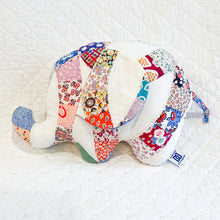 Load image into Gallery viewer, Vintage Quilt Handmade Stuffed Elephants