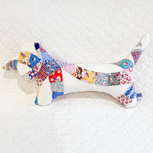 Load image into Gallery viewer, Vintage Quilt Stuffed Dog