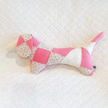 Load image into Gallery viewer, Vintage Quilt Stuffed Dog