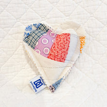 Load image into Gallery viewer, Heart-Shaped Lavender Sachet – Handmade from Antique Quilts | 100% Natural Lavender