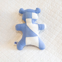 Load image into Gallery viewer, Mini Vintage Quilt Teddy Bear – One of a Kind Handmade Stuffed Animal | Upcycled Heirloom Keepsake