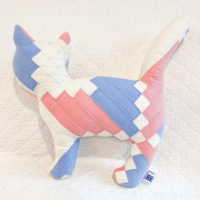 Load image into Gallery viewer, Vintage Quilt Stuffed Cat