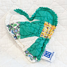 Load image into Gallery viewer, Heart-Shaped Lavender Sachet – Handmade from Antique Quilts | 100% Natural Lavender