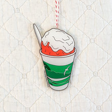 Load image into Gallery viewer, Baltimore Snowball Acrylic Christmas Ornament – Double-Sided Recycled Ornament | Baltimore Holiday Decor