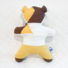 Load image into Gallery viewer, Mini Vintage Quilt Teddy Bear – One of a Kind Handmade Stuffed Animal | Upcycled Heirloom Keepsake