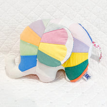 Load image into Gallery viewer, Vintage Quilt Handmade Stuffed Elephants
