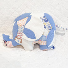 Load image into Gallery viewer, Vintage Quilt Handmade Stuffed Elephants