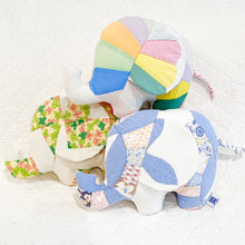 Load image into Gallery viewer, Vintage Quilt Handmade Stuffed Elephants