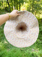 Load image into Gallery viewer, Vintage Quilt Witch Hat – Pastel Pixels | One of a Kind Handmade Hat