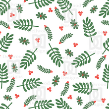 Load image into Gallery viewer, Holiday Greenery Wrapping Paper