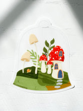 Load image into Gallery viewer, Mushroom House Terrarium Sticker
