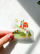 Load image into Gallery viewer, Mushroom House Terrarium Sticker