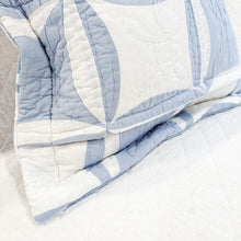 Load image into Gallery viewer, Vintage Quilt Square Pillow – Flanged Edge + Zipper Back
