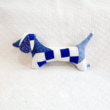 Load image into Gallery viewer, Vintage Quilt Stuffed Dog
