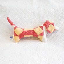 Load image into Gallery viewer, Vintage Quilt Stuffed Dog
