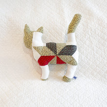 Load image into Gallery viewer, Vintage Quilt Stuffed Cat
