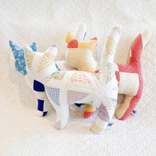 Load image into Gallery viewer, Vintage Quilt Stuffed Cat
