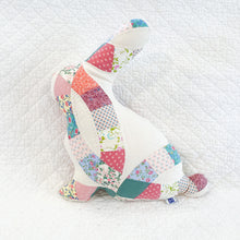 Load image into Gallery viewer, Vintage Quilt Bunny Pillow
