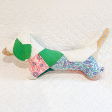 Load image into Gallery viewer, Vintage Quilt Stuffed Dog
