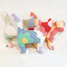 Load image into Gallery viewer, Vintage Quilt Stuffed Cat
