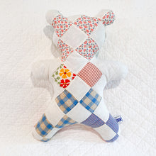 Load image into Gallery viewer, Vintage Quilt Teddy Bear
