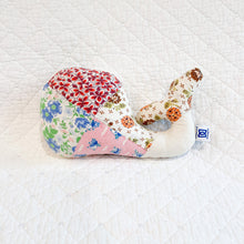 Load image into Gallery viewer, Vintage Quilt Stuffed Whale

