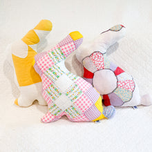 Load image into Gallery viewer, Vintage Quilt Bunny Pillow
